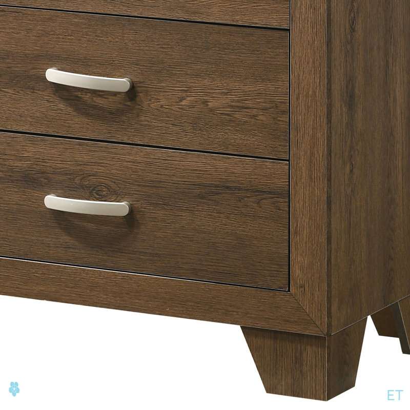 Commode à finition chêne Miquell