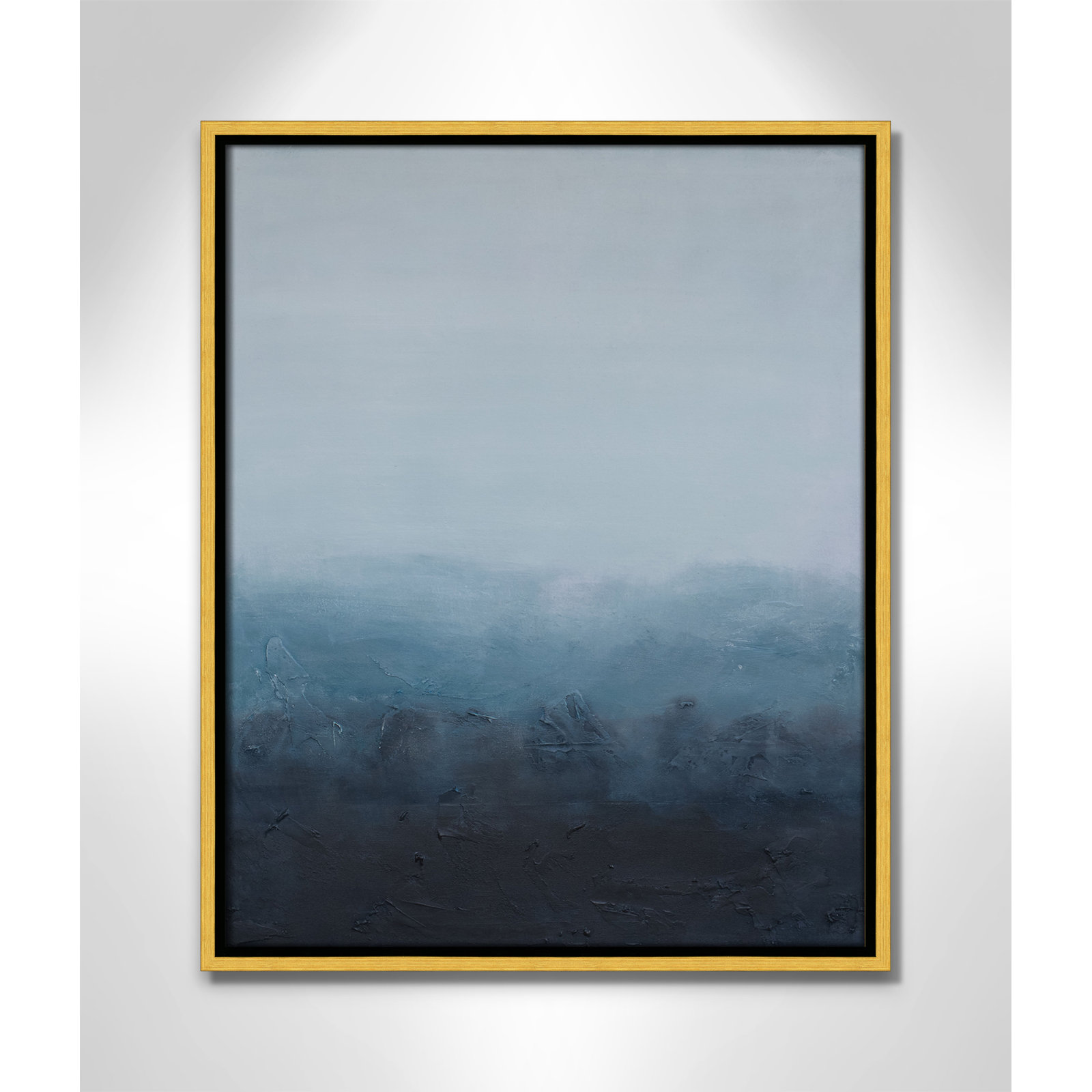 Elemental I Print by S.H. Khan, 17.5'' W x 21.5'' H, Gold Floater