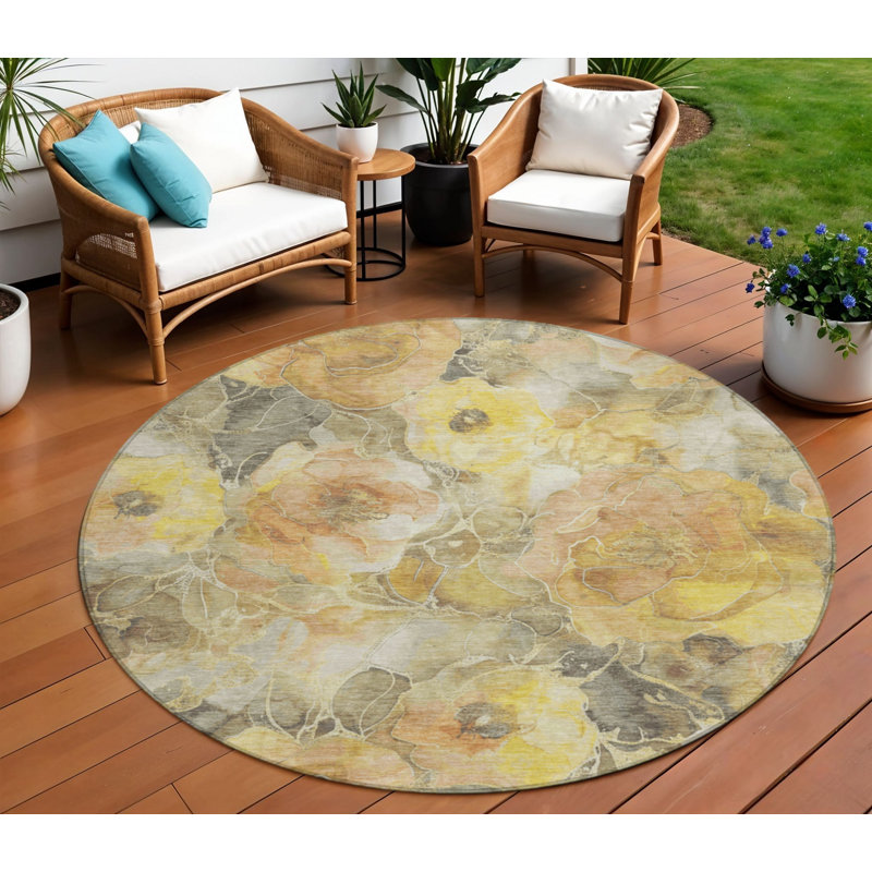 Tapis rond 8 po