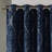 Knitted Jacquard Damask Total Blackout Grommet Top Curtain Panel, Single Piece, Blocks Sunlight And Noise, Energy Efficient-1652506322-1652506320