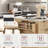 55" Fluted Kitchen Island With Drop Leaf-1453851722