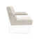 Tribecca Upholsterd Armchair with Clear Lucite