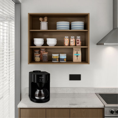 Étagère murale Ida, 3 tablettes, chêne naturel