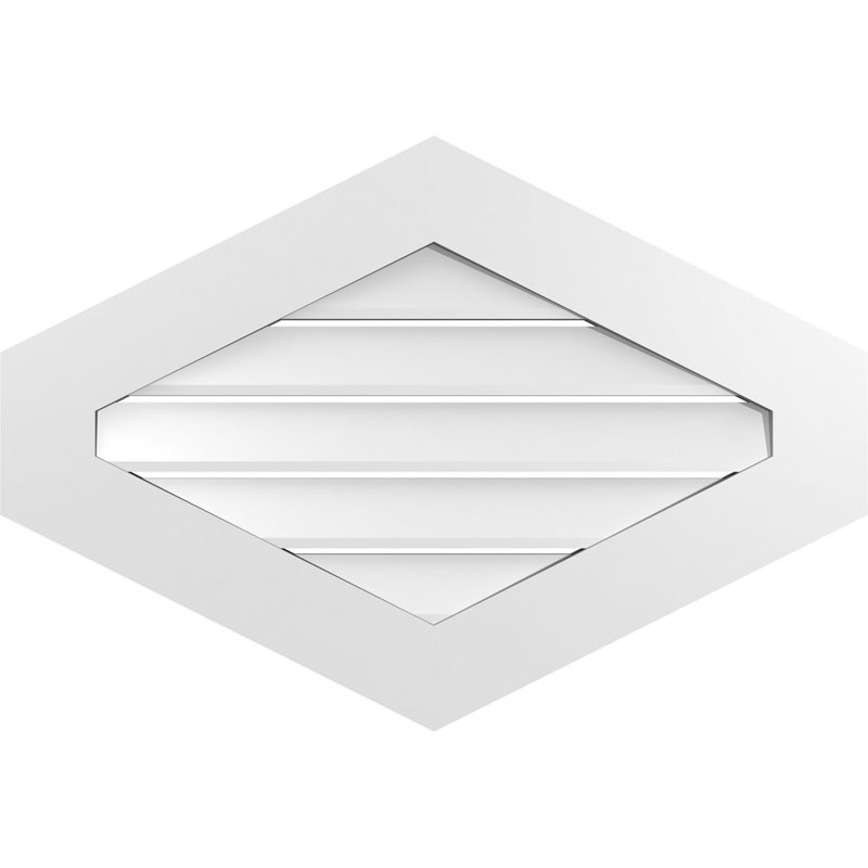 Pente verticale verticale en uréthane 6 pi, 22" H x 32" W x 1" D