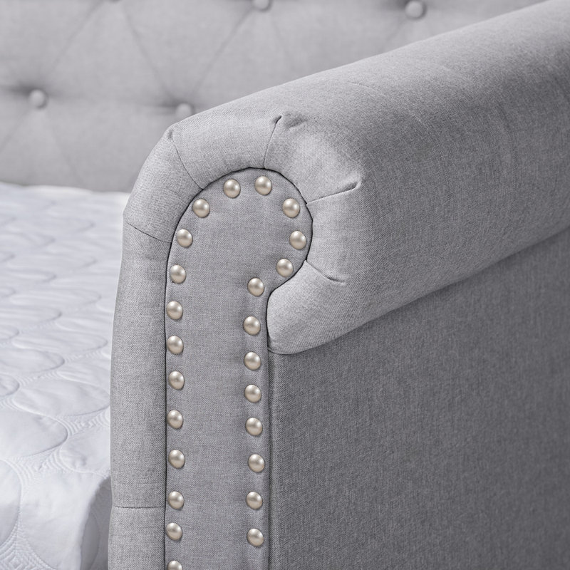 Lit de jour Michella, Beige, Double