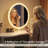 Dressing Table with 3-Color LED Round Mirror