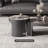 Oval-shaped granite tabletop coffee table-185608644-185608643