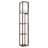 Jarold 63.7" Column Dimmable Floor Lamp with Shelves & Remote Control & USB Charging Station-261720373