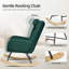 Chaise berçante rembourrée à haut dossier et fauteuil berçant oscillant pour le salon-1827835717