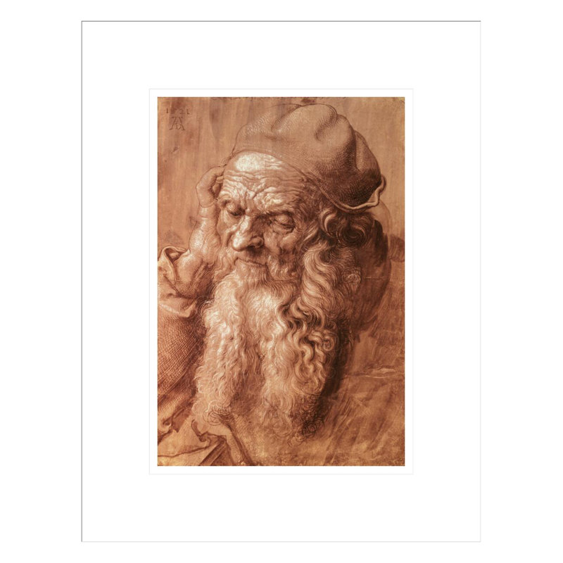 Portrait d'un homme de quatre-vingt-treize ans par Albrecht Dürer - Impression Giclée encadrée, 16.75" H x 13.12" W