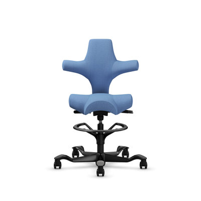 HÅG Capisco Adjustable Sit-to-Stand Height Chair with Footring