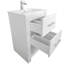 Ensemble de meuble-lavabo sur pied à simple cuve 24 "Jakobina-563772777