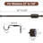 Lachina Arnel 1 Inch Window Curtain Rod with Aluminium Finials, Single Curtain Rods for Windows-1472476172-1412087186