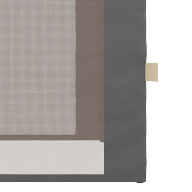 Tente à auvent escamotable avec filet Outsunny, Beige