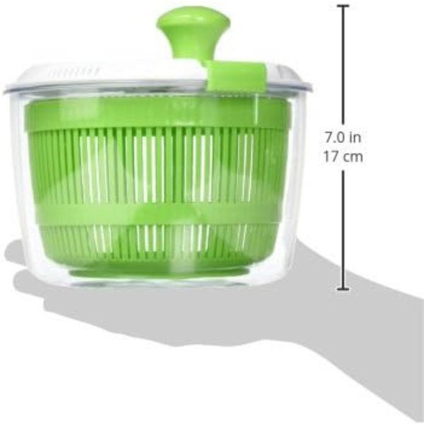 Salad Spinner Green and White 5 Quart Cuisinart