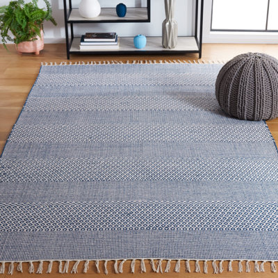 Annia Hand Woven Cotton Striped Rug