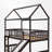 Twin Size Low Loft Bed With Slide-1225399311