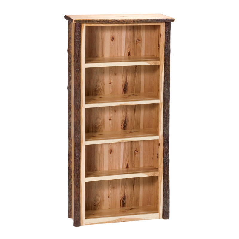 Bibliothèque Fireside Lodge Hickory, (5 tablettes) H 72 po x l 43 po x P 16 po, Espresso