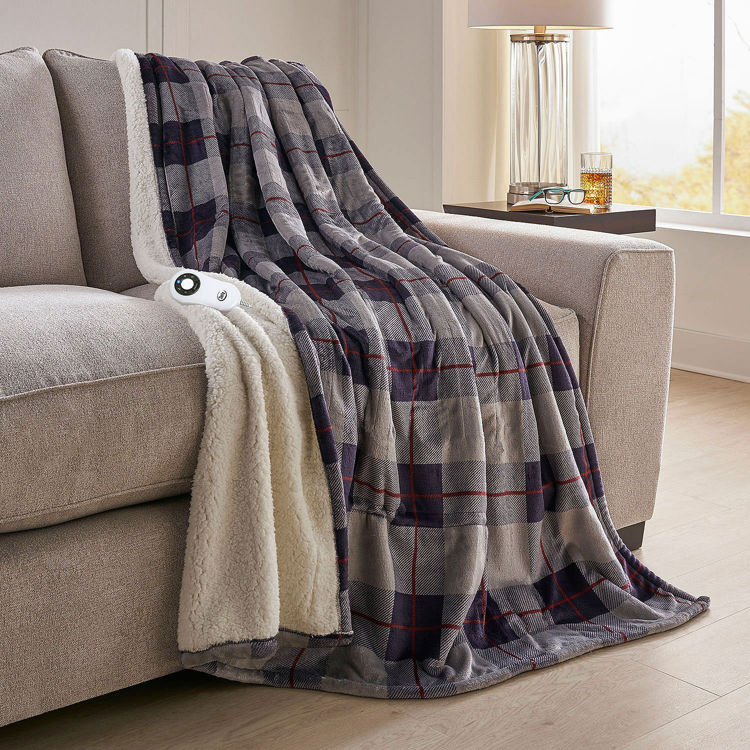 Serta Woven Throw Blanket | Wayfair