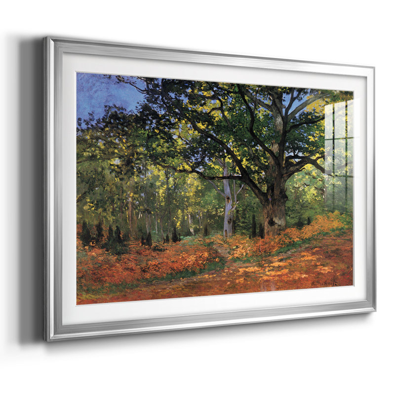Monet, impression encadrée sur papier par Claude Monet, Argent, H 27 po x l 39 po x P 1,5 po