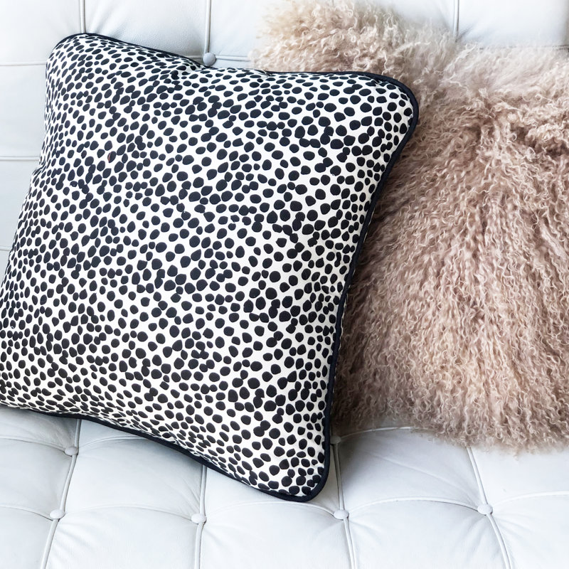 Housse de coussin en coton à imprimé chevreuil Astral, 17 po x 17 po