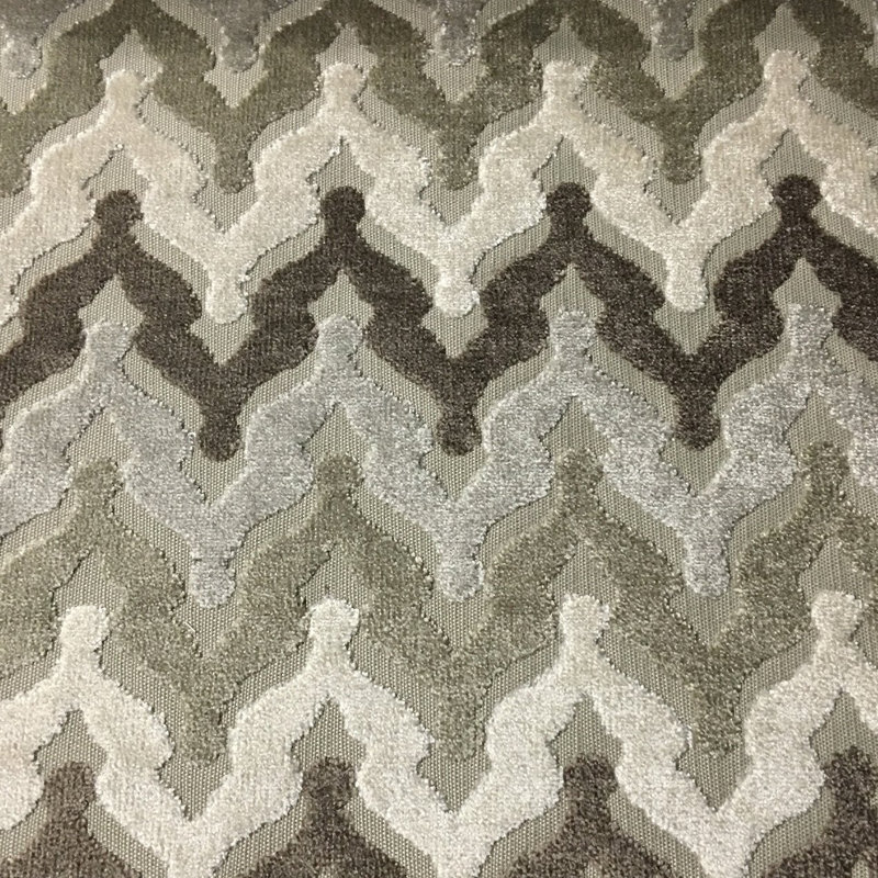 Presley-Lennon Cut Velvet Upholstery Fabric, Beach