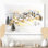 Snowy Village At Night II - Winter Landscape Wall Art Living Room