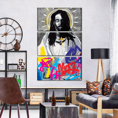 Ensemble de 3 pièces Urban Jesus sur toile