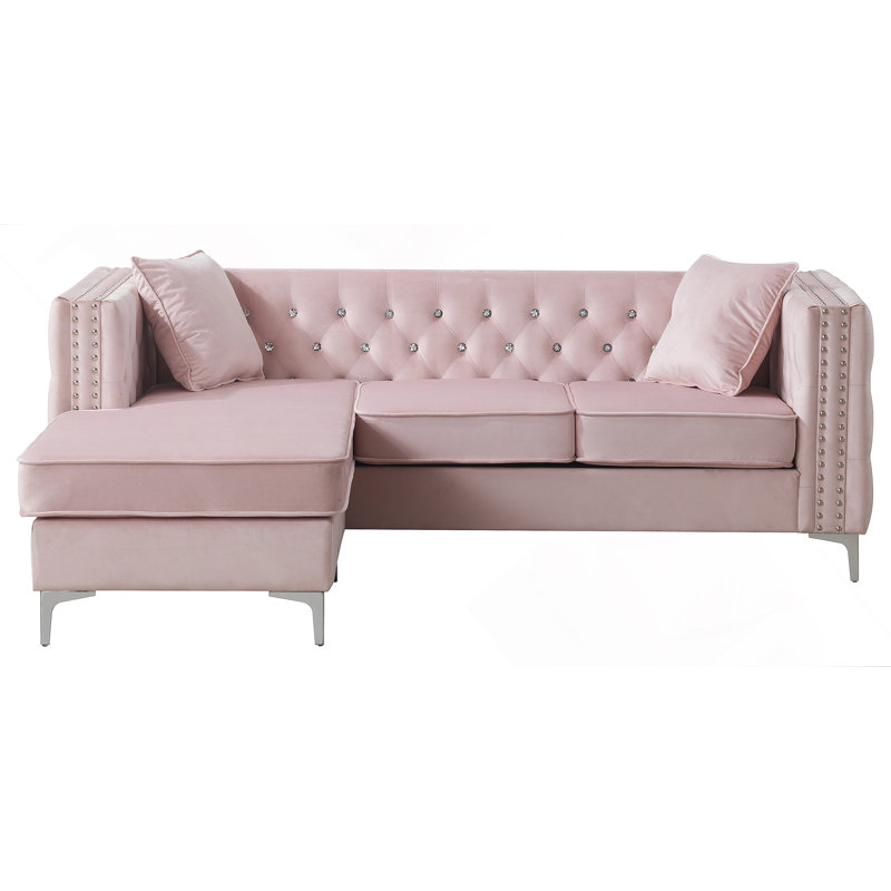 Sofa Chaise , PINK