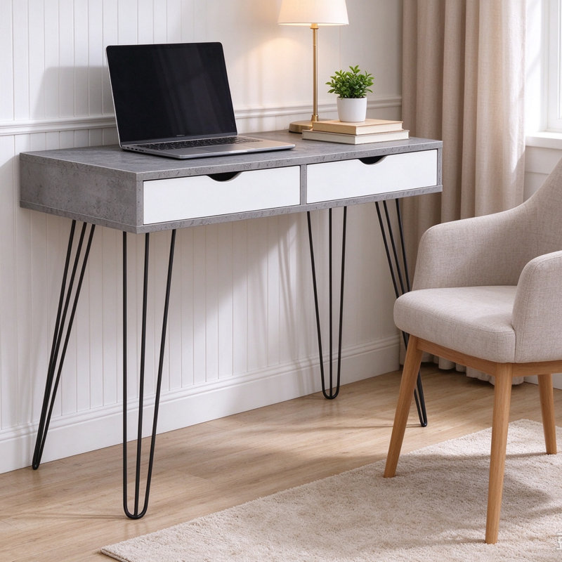 Concrete Top End Table