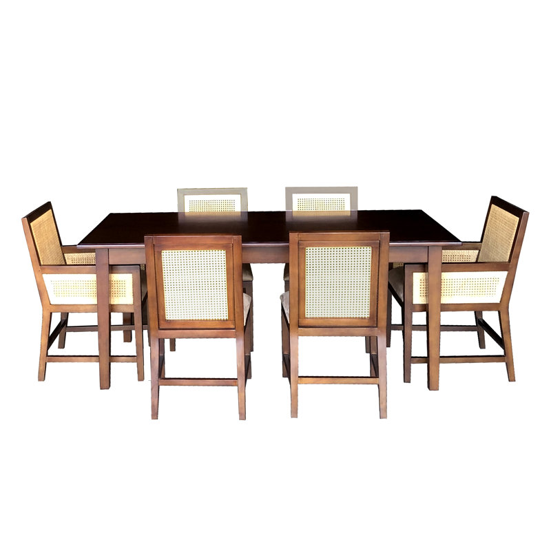 Ensemble repas français 7 pièces, 7