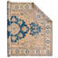 Vintage Handmade 7X10 Beige And Blue Anatolian Caucasian Traditional Distressed Area Rug