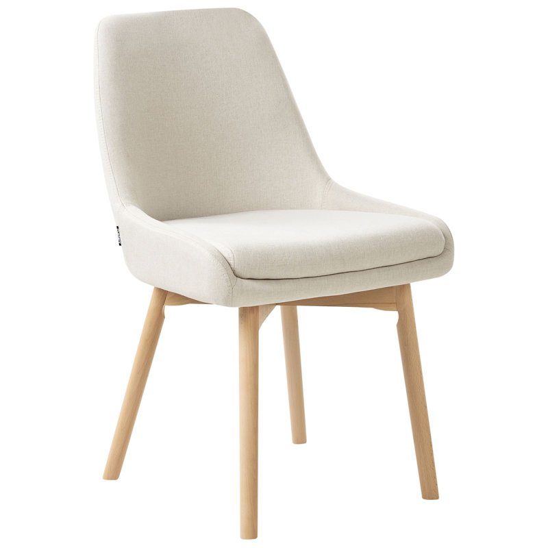 Set of 2 Dining Chairs MELFORT II Fabric , Beige