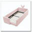 Lit plateforme tapissier simple avec tête de lit mignonne en forme d'oreille de lapin-1770478723