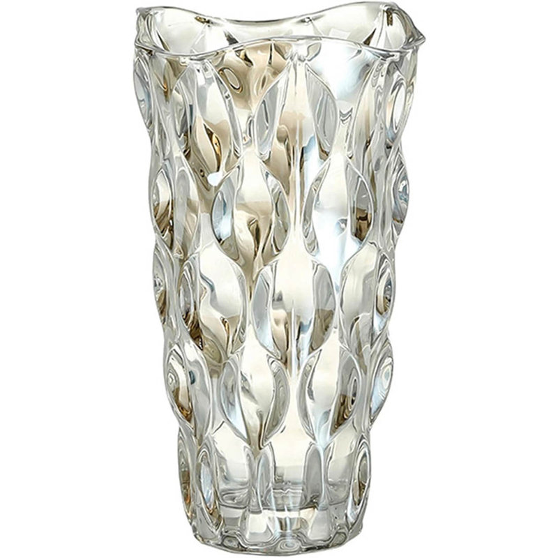 Glass Table Vase, Champagne