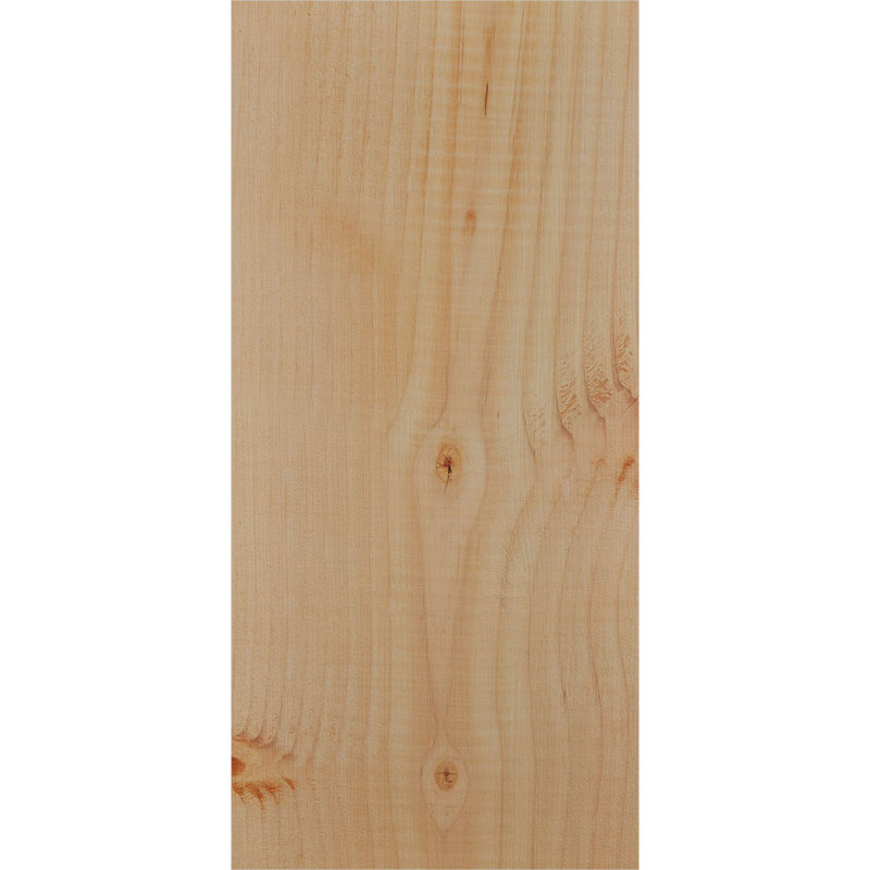 Yorkshire Yorktown avec plaque arrière, H 16 po x l 7,5 po x P 8 po, Sapin de Douglas, Lisse