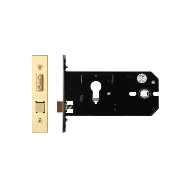 Horizontal Lock, Brass Finish/Anti Tarnish