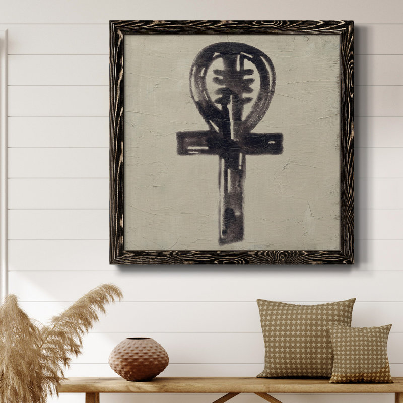 Toile encadrée The Seven Principles VII-Premium - prête à être accrochée, H 27,5 po x l 27,5 po x P 1,5 po, Noir