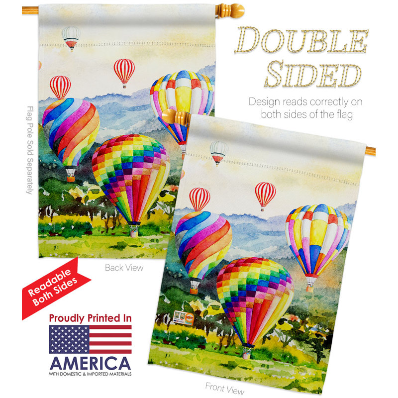 Double Sided Polyester Garden Flag, 40" H x 28" W