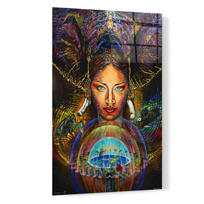 Bungalow rose «The Fermament» par Jan Kasparec, art mural en verre acrylique