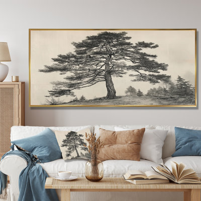 Reproduction d'art sur toile, pin