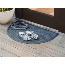 Kasper Non-Slip Outdoor Door Mat Wade Logan Mat Size: 17 W x 29 L, Color: Orange