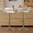 Christal Velvet Swivel Adjustable Height Bar Stool-132713060-90489185