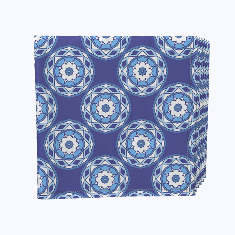 Polyester Abstract Square Napkin