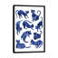 «Cat Positions, Navy» par Cat Coquillette - reproduction sur toile-31658963-73270205-73270206