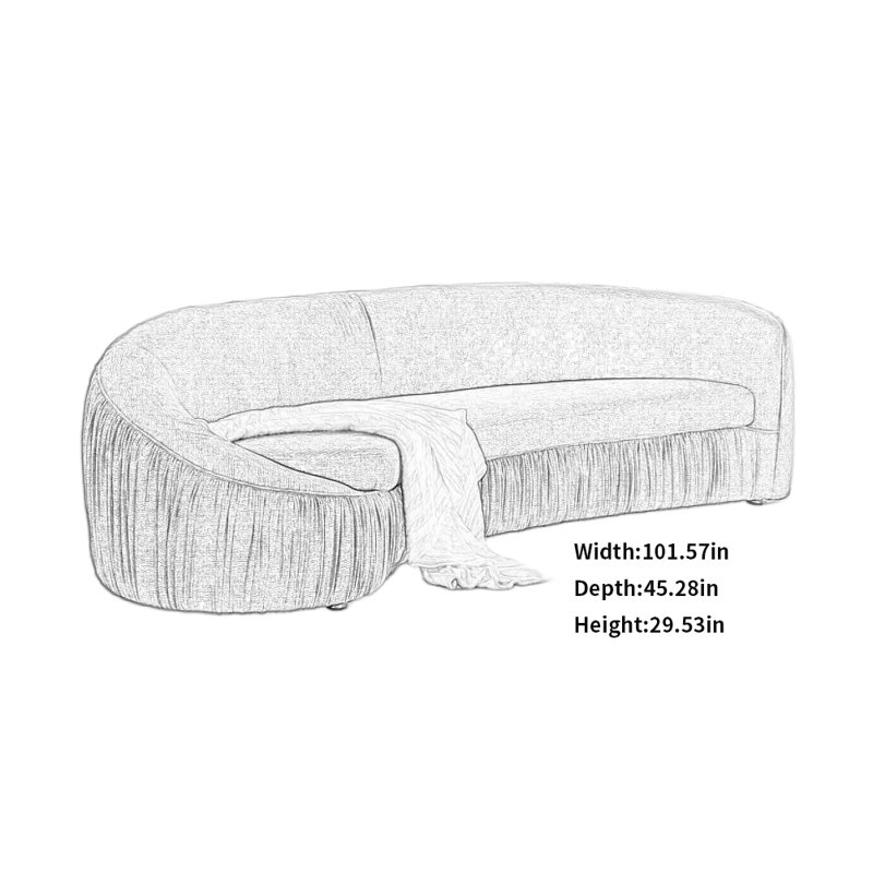 Creative Leisure Sofa, Orange