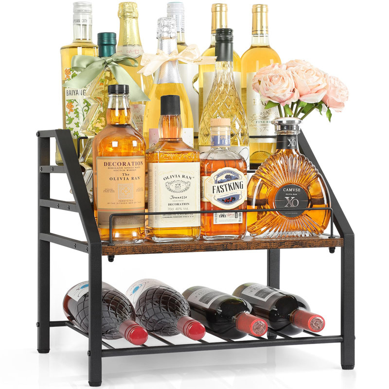 Wine Bottle Rack Brown