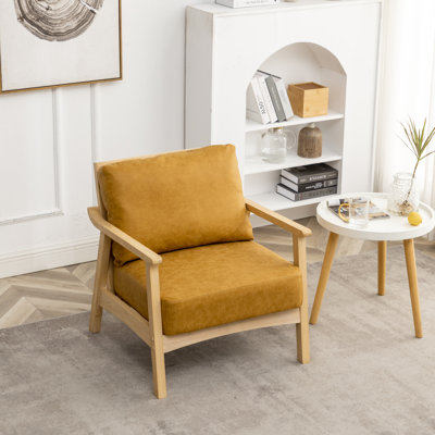 Fauteuil en similicuir Marnisha