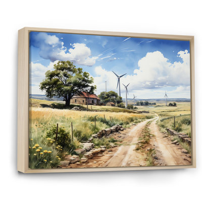 Barn " Wind Turbines Meadow Whispers "