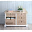 Commode principale à 6 tiroirs | Système de tiroirs Interlock | Glissoires pré-assemblées | Large 6 tiroirs profonds | Organisateur de placard pour chambre à coucher
